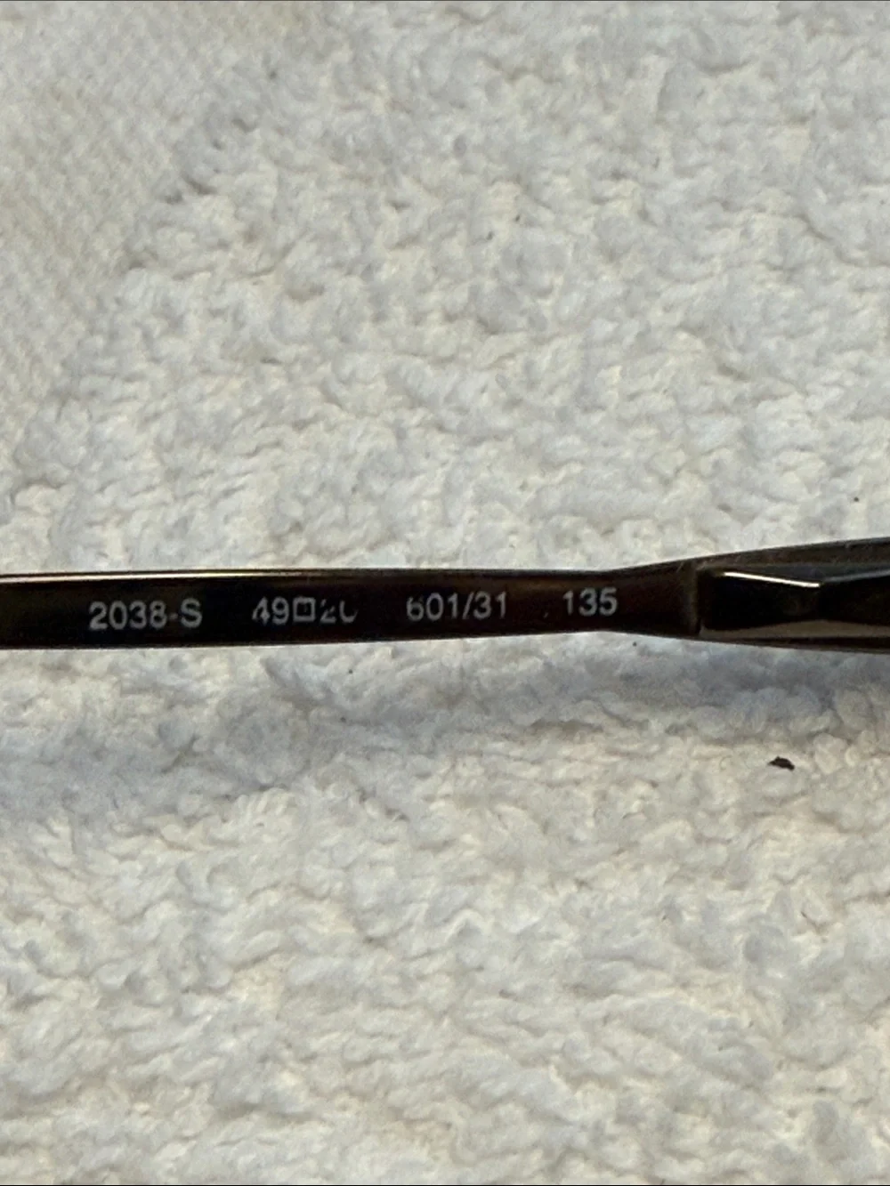Persol Unisex Singlasses, Polarized 2038-S 601/31, 49-20-145 Thin Roman Sword